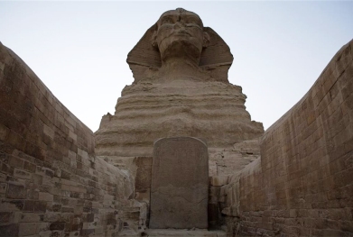 La Estela del Sueño. Complejo funerario de Kefrén [Khaefra]. Bajo las arenas de Kemet. Arquitectura antiguo Egipto
